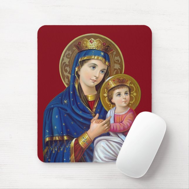 Tapis De Souris Madone et Enfant (Avec souris)