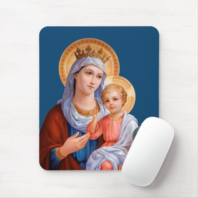 Tapis De Souris Madone et Enfant (Avec souris)