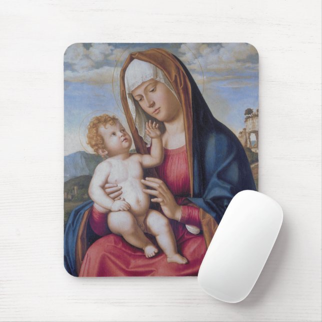Tapis De Souris Madone et Enfant (Avec souris)