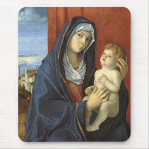 Tapis De Souris Madone et Enfant par Giovanni Bellini