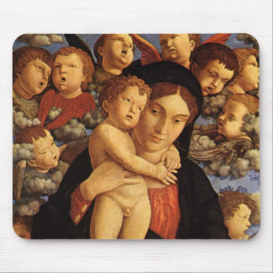 Tapis De Souris Madonna des Tcherubim par Andrea Mantegna