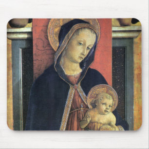 Tapis De Souris Madonna et Enfant - Carlo Crivelli - c1468