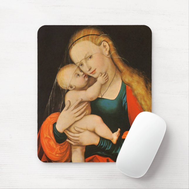 Tapis De Souris Madonna et son enfant (Avec souris)