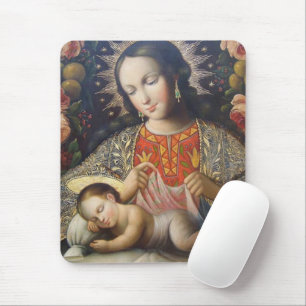 Tapis De Souris Madonna et son enfant
