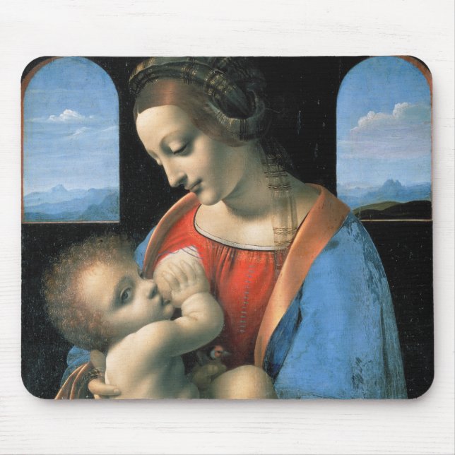 Tapis De Souris Madonna Litta, Leonardo da Vinci, 1490-1491 (Devant)