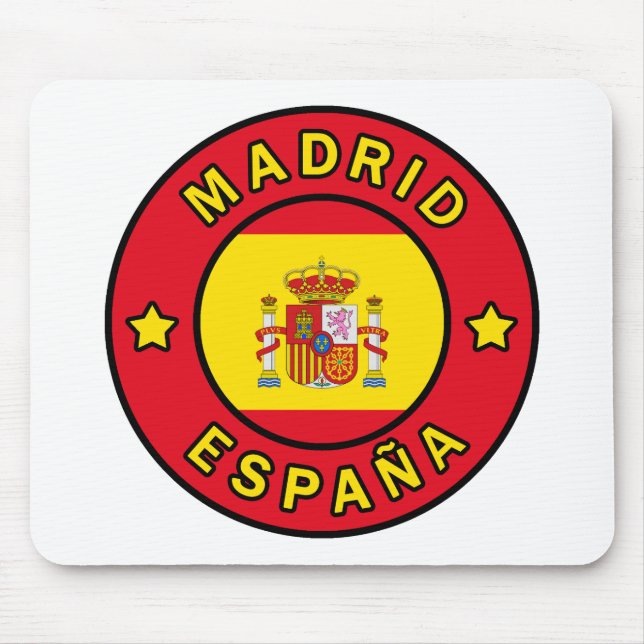 Tapis De Souris Madrid Espagne (Devant)