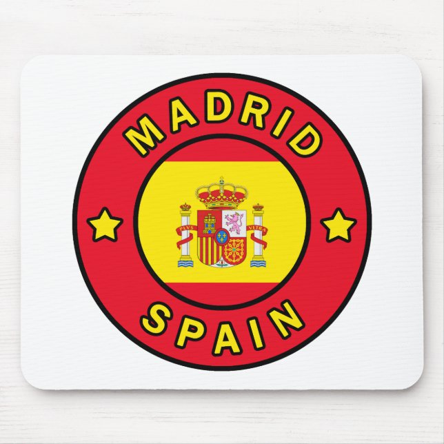 Tapis De Souris Madrid Espagne (Devant)