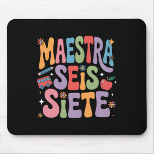 Tapis De Souris Maestra 67 Six Seven Professeur d'espagnol bilingu