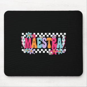 Tapis De Souris Maestra Enseignante Espagnol Rentrée Scolaire Prem