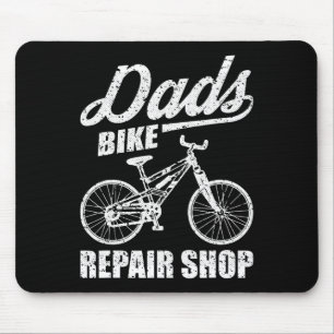 Tapis De Souris Magasin de réparation de vélos Papa drôle de vélo