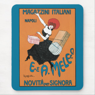 Tapis De Souris Magasins Italiens Art Nouveau vintage par Capiello