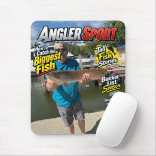 Tapis De Souris Magazine de pêcheur à la ligne