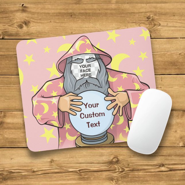 Tapis De Souris Mage avec votre visage (Créateur téléchargé)