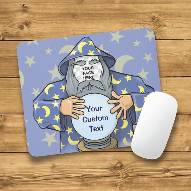 Tapis De Souris Mage avec votre visage (Créateur téléchargé)