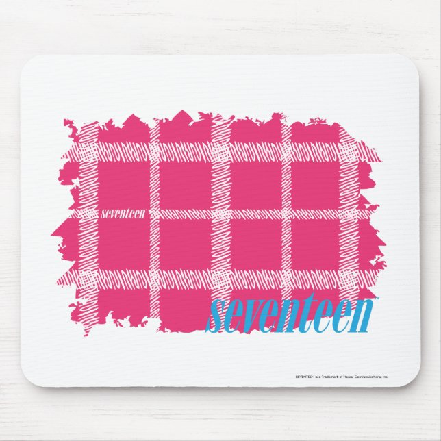 Tapis De Souris Magenta 4 de plaid (Devant)