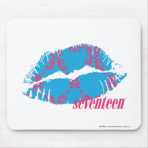 Tapis De Souris Magenta-Aqua de damassé