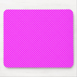 Tapis De Souris Magenta Motif net avec blanc