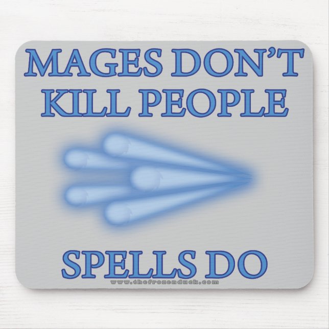 Tapis De Souris Mages ne tuent pas des personnes… (Devant)