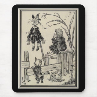 Tapis De Souris Magicien d'Oz Dorothy et l'épouvantail