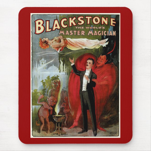 Tapis De Souris Magicien maître Blackstone (Devant)
