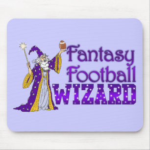 Tapis De Souris Magicien Mousepad du football d'imaginaire