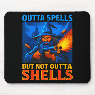 Tapis De Souris Magicien plus de sorts mais pas sans coquilles Fan