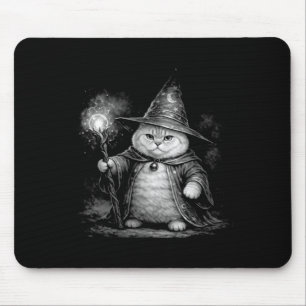 Tapis De Souris Magie de chat sorcière féminine fantaisie drôle vi