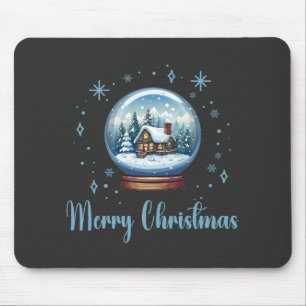 Tapis De Souris Magie de neige du Globe de Noël