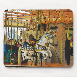 Tapis De Souris Magie du carrousel - Merry-go-Round