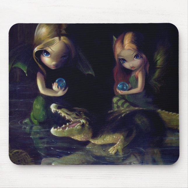 Tapis De Souris Magie" Mousepad "d'alligator (Devant)