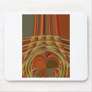 Tapis De Souris Magnifique Africain traditionnel Golden Brown Moti