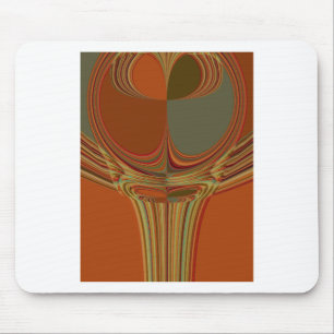 Tapis De Souris Magnifique Africain traditionnel Golden Brown Moti