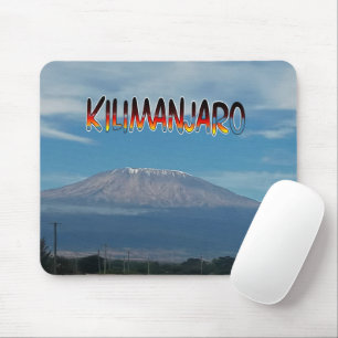 Tapis De Souris Magnifique Mont Kilimandjaro accessible à pied et 