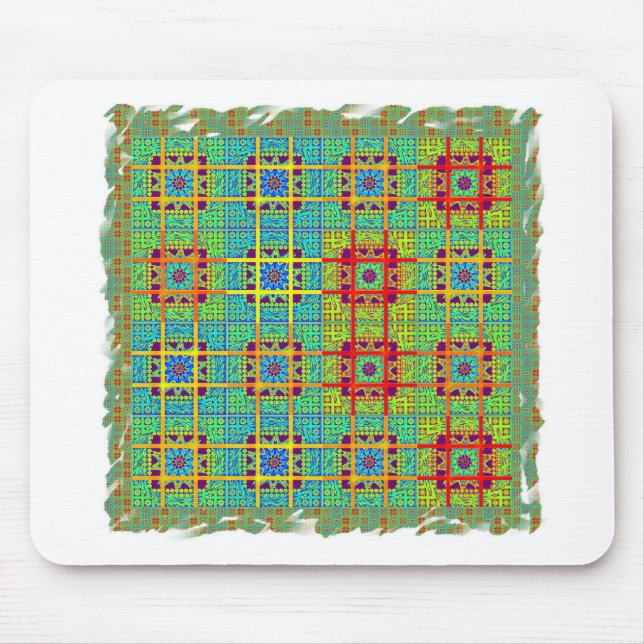 Tapis De Souris Magnifique motif tribal assez ethnique. (Devant)