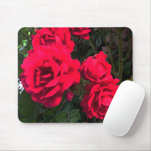Tapis De Souris Magnifiques Roses Rouges