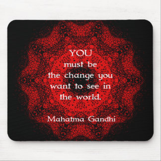 Tapis De Souris Mahatma Gandhi Sagesse Dire action