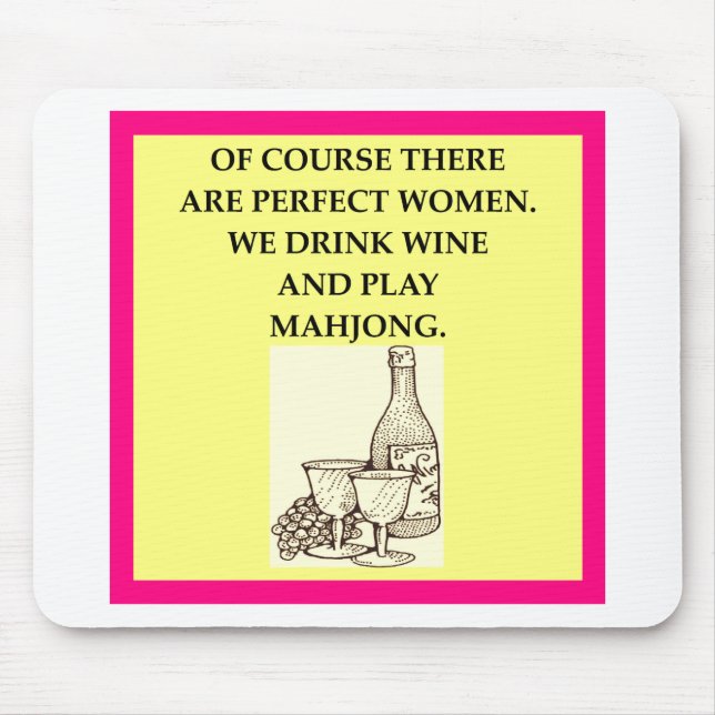 TAPIS DE SOURIS MAHJONG (Devant)