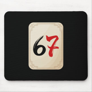 Tapis De Souris Mahjong 6 et 7 correspondant 67 Mahjongs Costume d