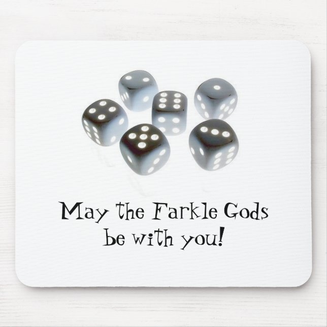 Tapis De Souris Mai les dieux de Farkle soient avec vous ! (Devant)