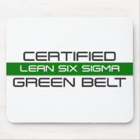 Maigre certifié six ceintures vertes de sigma