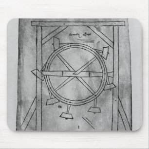 Tapis De Souris Maillets et roue de mouvement censément perpétue