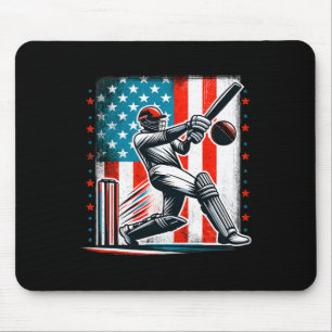 Tapis De Souris Maillot de cricket Usa Amoureux de l'équipe de cri
