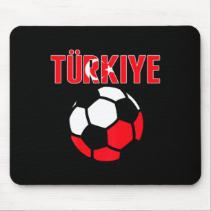 Tapis De Souris Maillot de fans de football fiers de Türkiye - Foo
