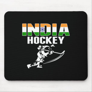 Tapis De Souris Maillot de fans de hockey sur glace d'Inde - Soute