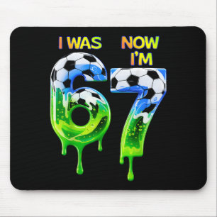 Tapis De Souris Maillot de foot 67 pour garçons Anniversaire 67 , 