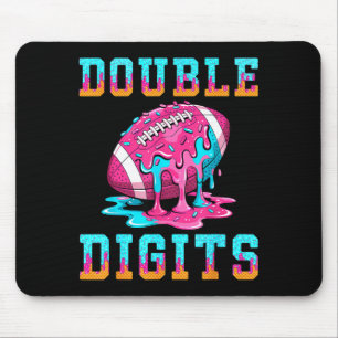 Tapis De Souris Maillot de football 10e anniversaire double chiffr