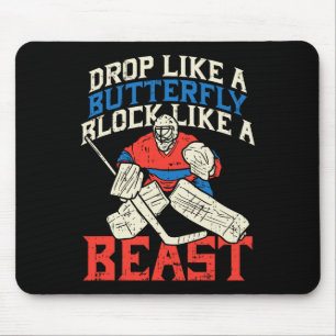 Tapis De Souris Maillot de gardien de but de hockey sur glace Gard