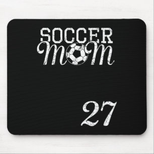 Tapis De Souris Maillot de Maman de Foot Numéro 27 Joueur Favori #