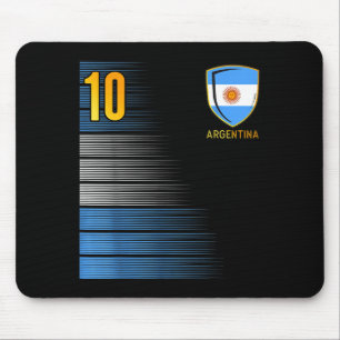 Tapis De Souris Maillot de supporters de football d'Argentine Drap