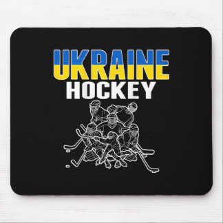 Tapis De Souris Maillot des amateurs de hockey sur glace d'Ukraine